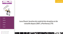 Desktop Screenshot of loca-ouest-reception.fr