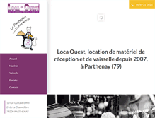 Tablet Screenshot of loca-ouest-reception.fr